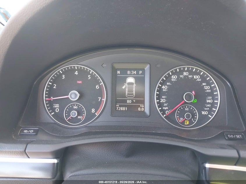 2014 Volkswagen Eos VIN WVWBW8AH0EV007258 IAAI salvage auction — HAIL, Salvage (Iowa), sold $2,400 on 2026-08-10 (photo 7)