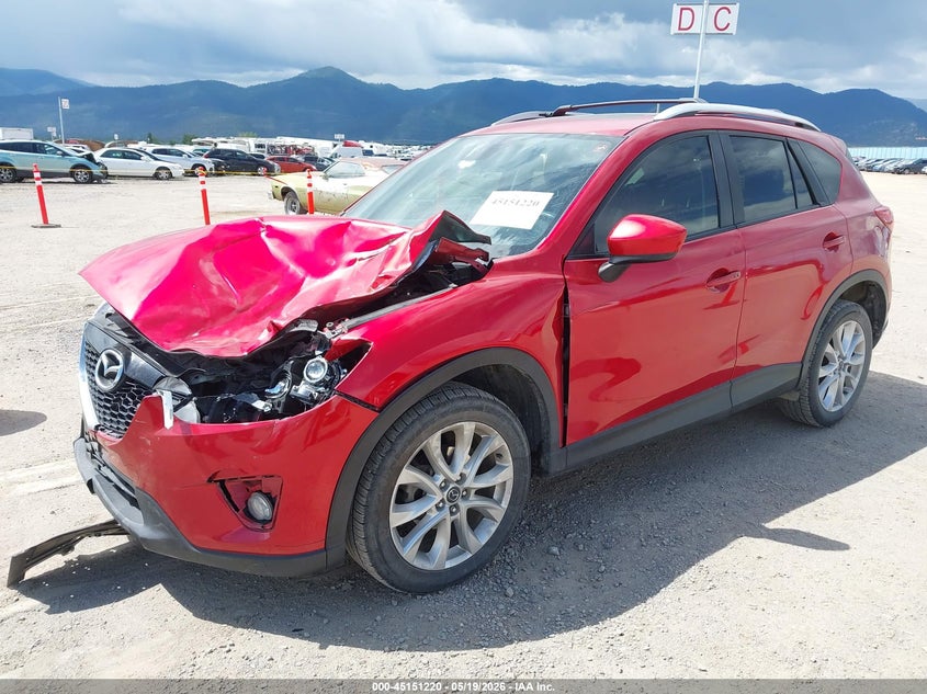 2014 Mazda Cx-5 VIN JM3KE4DY5E0356895 IAAI salvage auction — FRONT END, Salvage (Montana), sold $1,950 on 2026-07-08 (photo 2)