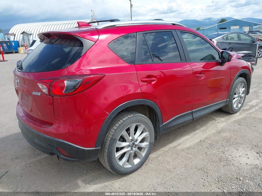 2014 Mazda Cx-5 VIN JM3KE4DY5E0356895 IAAI salvage auction — FRONT END, Salvage (Montana), sold $1,950 on 2026-07-08 (photo 4)