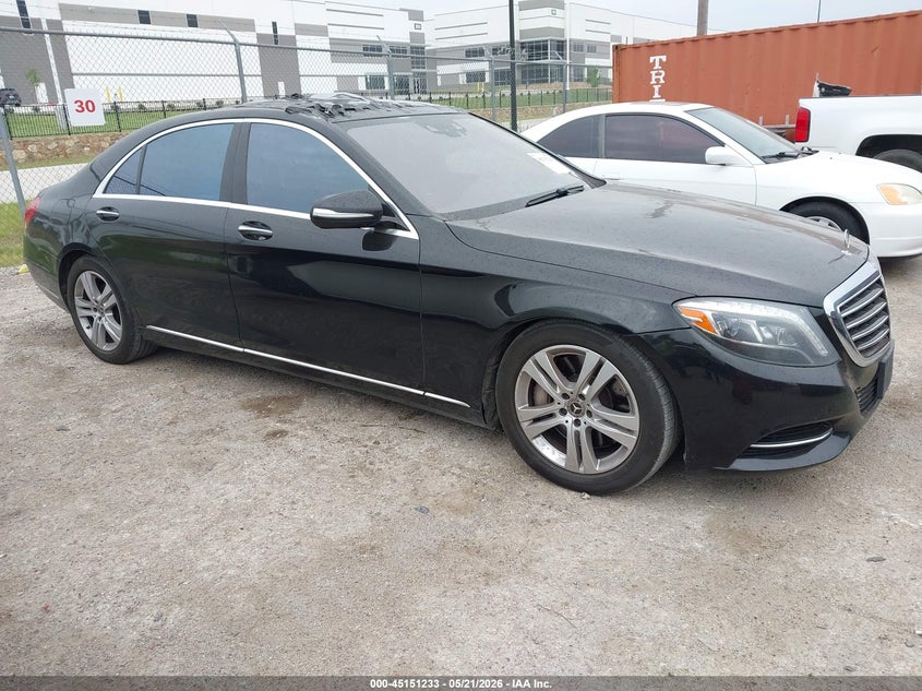 2017 Mercedes-benz S-klasse VIN WDDUG8CB5HA326171 IAAI salvage auction — HAIL, Original (Texas), sold $3,600 on 2026-07-21 (photo 1)
