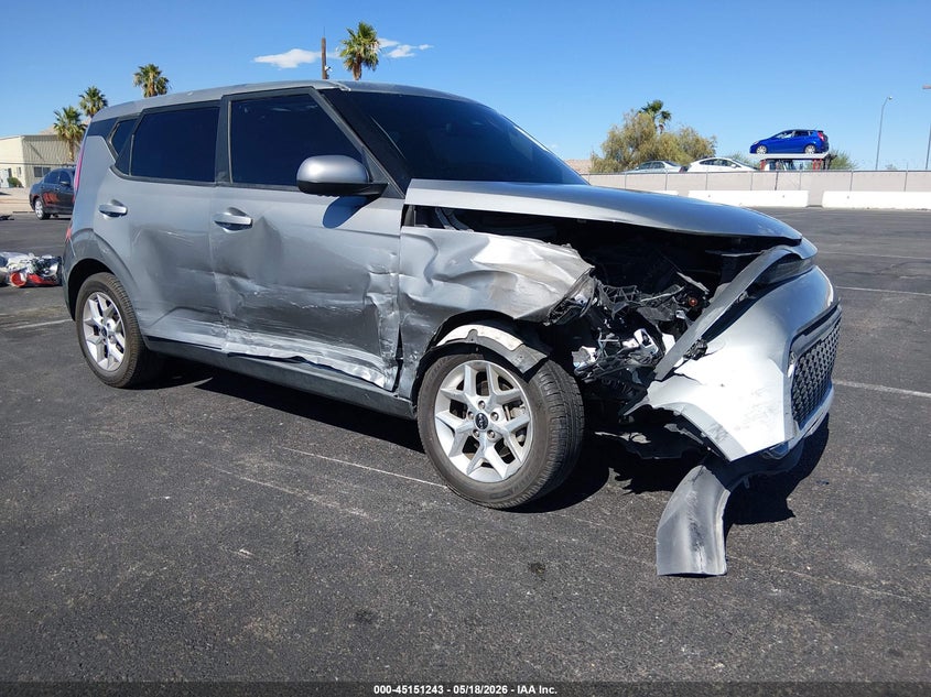 2023 Kia Soul VIN KNDJ23AUXP7885682 IAAI salvage auction — RIGHT SIDE, Salvage (Nevada), sold $2,400 on 2026-07-24 (photo 1)