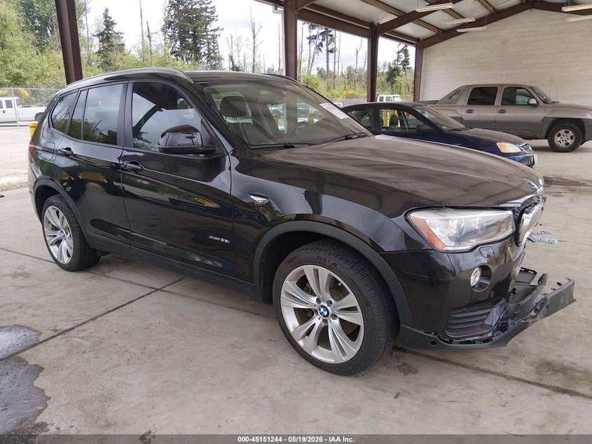 2015 BMW X3 VIN 5UXWX7C50F0K35219 IAAI salvage auction — FRONT END, Bill Of Sale (Washington), sold $2,400 on 2026-07-08 (photo 1)