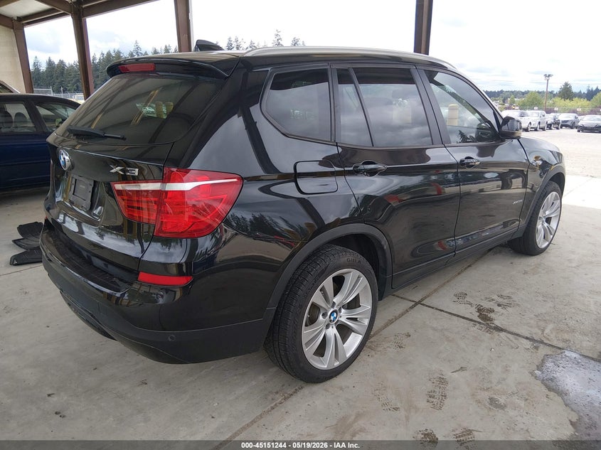 2015 BMW X3 VIN 5UXWX7C50F0K35219 IAAI salvage auction — FRONT END, Bill Of Sale (Washington), sold $2,400 on 2026-07-08 (photo 4)