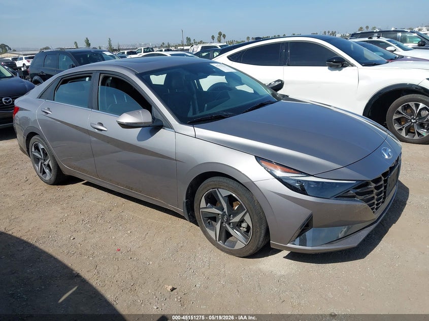 2023 Hyundai Elantra VIN KMHLN4AJ5PU078267 IAAI salvage auction — SIDE, Salvage (California), sold $4,150 on 2026-07-10 (photo 1)