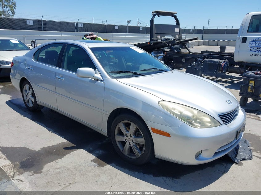 2005 Lexus Es 330 VIN JTHBA30G755100965 IAAI salvage auction — LEFT FRONT, Salvage (California), sold $650 on 2026-07-15 (photo 1)