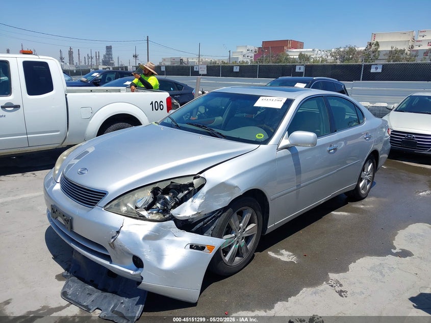 2005 Lexus Es 330 VIN JTHBA30G755100965 IAAI salvage auction — LEFT FRONT, Salvage (California), sold $650 on 2026-07-15 (photo 2)