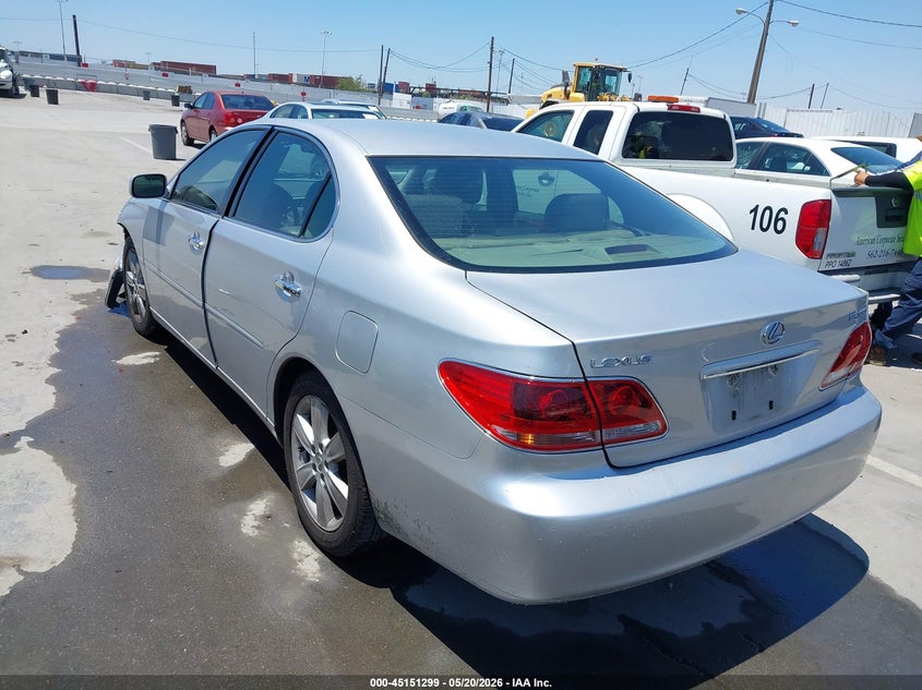 2005 Lexus Es 330 VIN JTHBA30G755100965 IAAI salvage auction — LEFT FRONT, Salvage (California), sold $650 on 2026-07-15 (photo 3)