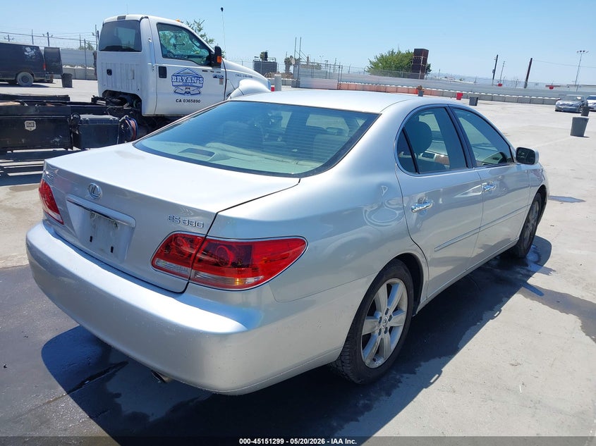 2005 Lexus Es 330 VIN JTHBA30G755100965 IAAI salvage auction — LEFT FRONT, Salvage (California), sold $650 on 2026-07-15 (photo 4)