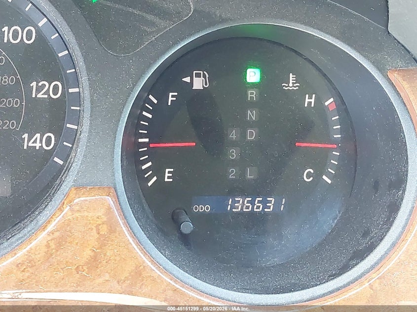 2005 Lexus Es 330 VIN JTHBA30G755100965 IAAI salvage auction — LEFT FRONT, Salvage (California), sold $650 on 2026-07-15 (photo 7)