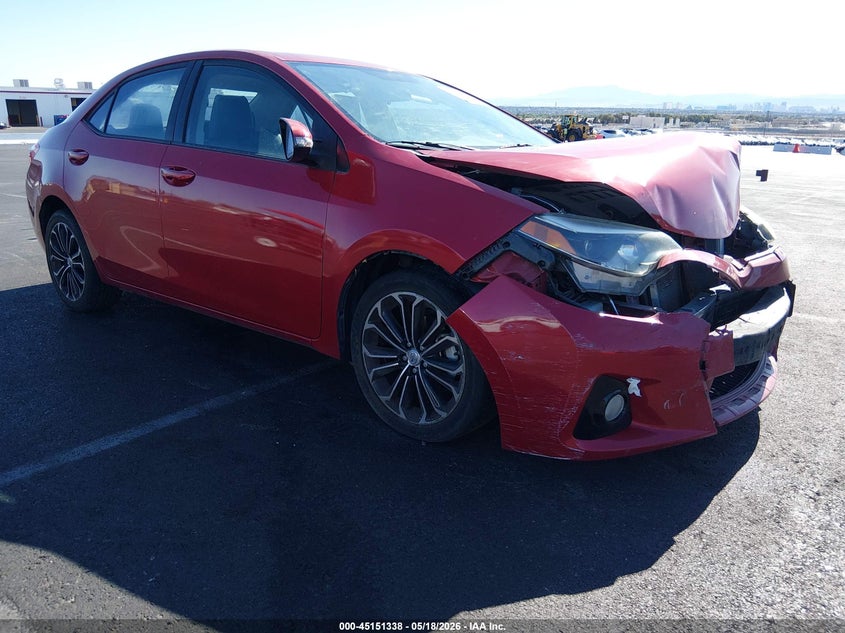 2014 Toyota Corolla VIN 5YFBURHE9EP150915 IAAI salvage auction — FRONT END, Salvage (Nevada), sold $3,400 on 2026-07-31 (photo 1)