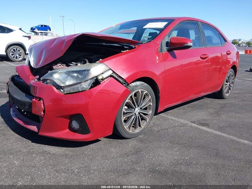 2014 Toyota Corolla VIN 5YFBURHE9EP150915 IAAI salvage auction — FRONT END, Salvage (Nevada), sold $3,400 on 2026-07-31 (photo 2)