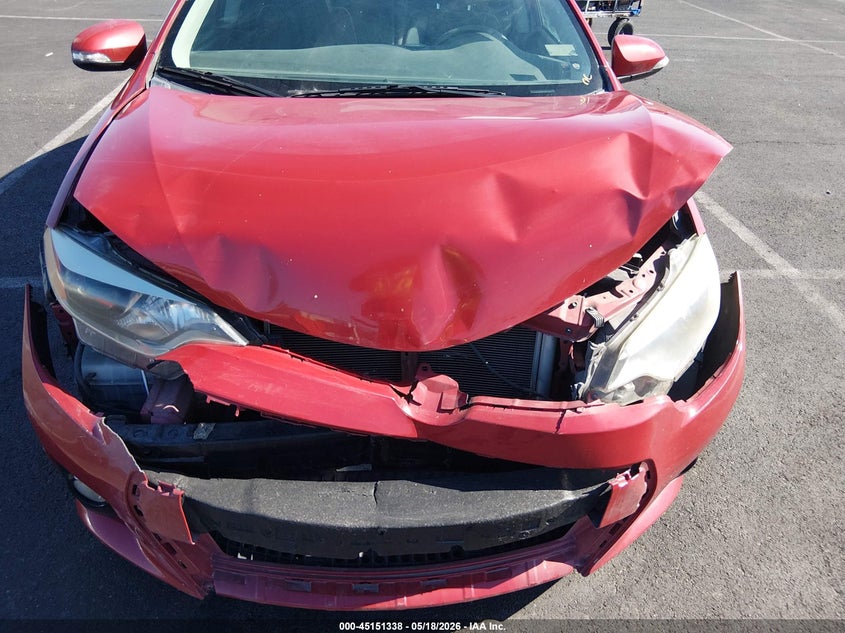 2014 Toyota Corolla VIN 5YFBURHE9EP150915 IAAI salvage auction — FRONT END, Salvage (Nevada), sold $3,400 on 2026-07-31 (photo 6)