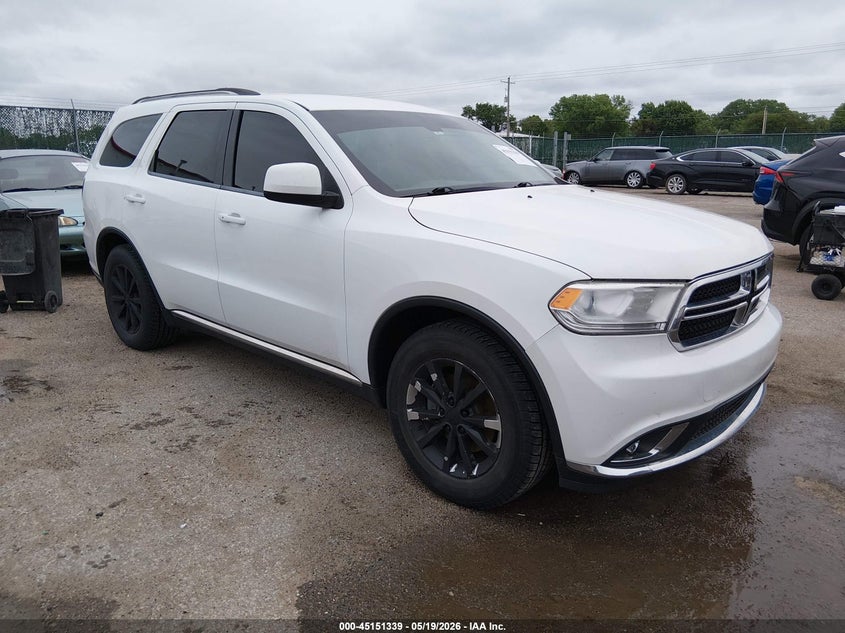 2018 Dodge Durango VIN 1C4RDHAG9JC254649 IAAI salvage auction — HAIL, Salvage (Kansas), sold $5,850 on 2026-07-24 (photo 1)