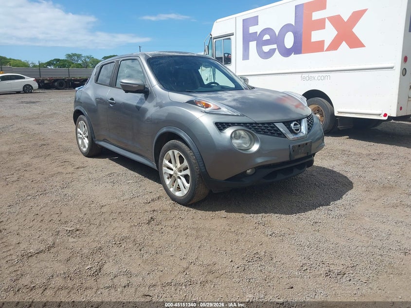 2016 Nissan Juke VIN JN8AF5MRXGT604287 IAAI salvage auction — WATER/FLOOD, Salvage (Hawaii), sold $500 on 2026-07-21 (photo 1)
