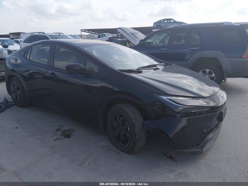 2026 Toyota Prius VIN JTDACAAU6T3065716 IAAI salvage auction — RIGHT FRONT, Original (Texas), sold $12,000 on 2026-07-16 (photo 1)