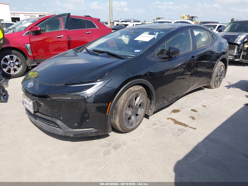 2026 Toyota Prius VIN JTDACAAU6T3065716 IAAI salvage auction — RIGHT FRONT, Original (Texas), sold $12,000 on 2026-07-16 (photo 2)