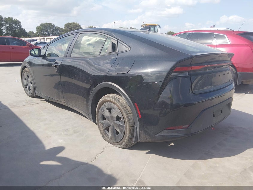 2026 Toyota Prius VIN JTDACAAU6T3065716 IAAI salvage auction — RIGHT FRONT, Original (Texas), sold $12,000 on 2026-07-16 (photo 3)