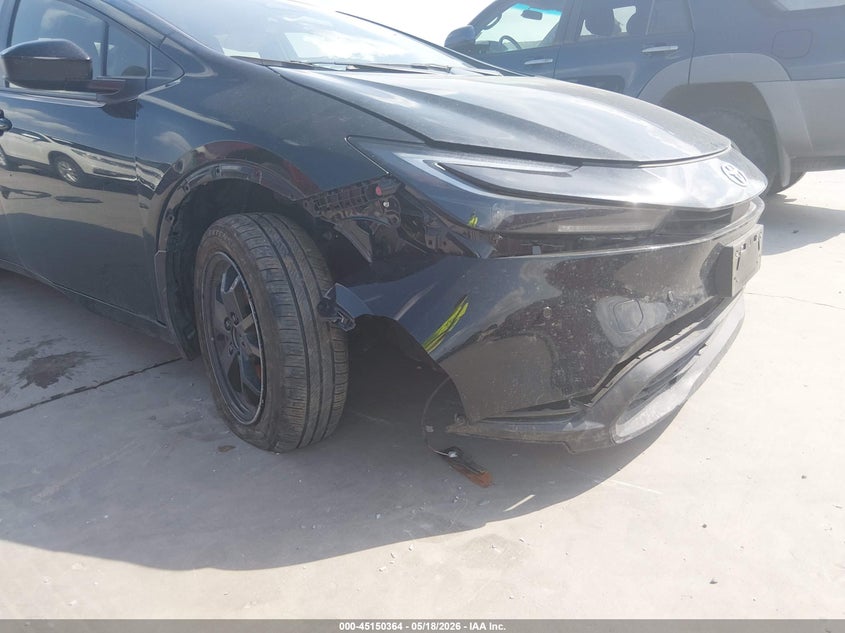 2026 Toyota Prius VIN JTDACAAU6T3065716 IAAI salvage auction — RIGHT FRONT, Original (Texas), sold $12,000 on 2026-07-16 (photo 6)