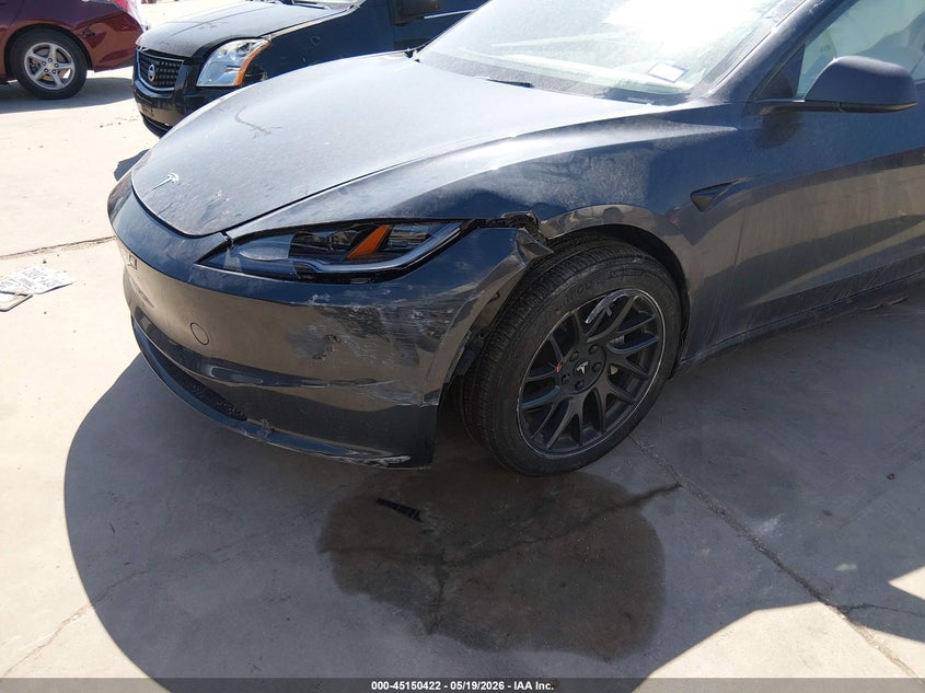 2025 Tesla Model 3 VIN 5YJ3E1EAXSF982792 IAAI salvage auction — LEFT SIDE, Salvage (Texas), sold $9,300 on 2026-07-23 (photo 6)