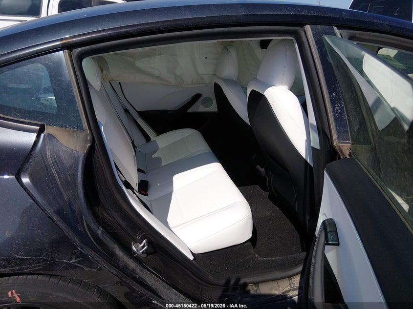 2025 Tesla Model 3 VIN 5YJ3E1EAXSF982792 IAAI salvage auction — LEFT SIDE, Salvage (Texas), sold $9,300 on 2026-07-23 (photo 8)