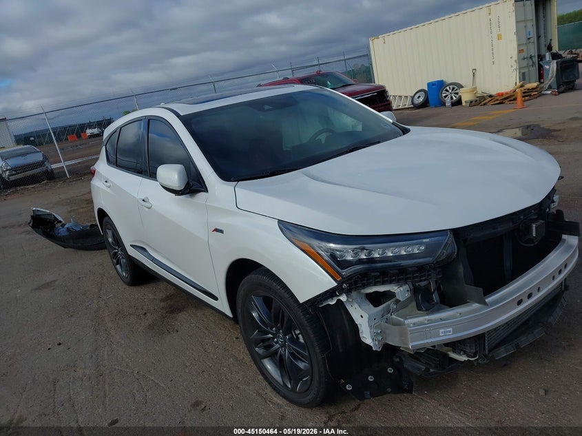 2023 Acura Rdx VIN 5J8TC2H63PL002702 IAAI salvage auction — FRONT END, Regular (South Dakota), sold $10,200 on 2026-07-21 (photo 1)