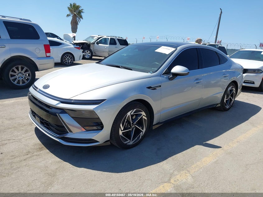 2025 Hyundai Sonata VIN KMHL14JA2SA496596 IAAI salvage auction — RIGHT REAR, Salvage (California), sold $9,100 on 2026-07-29 (photo 2)