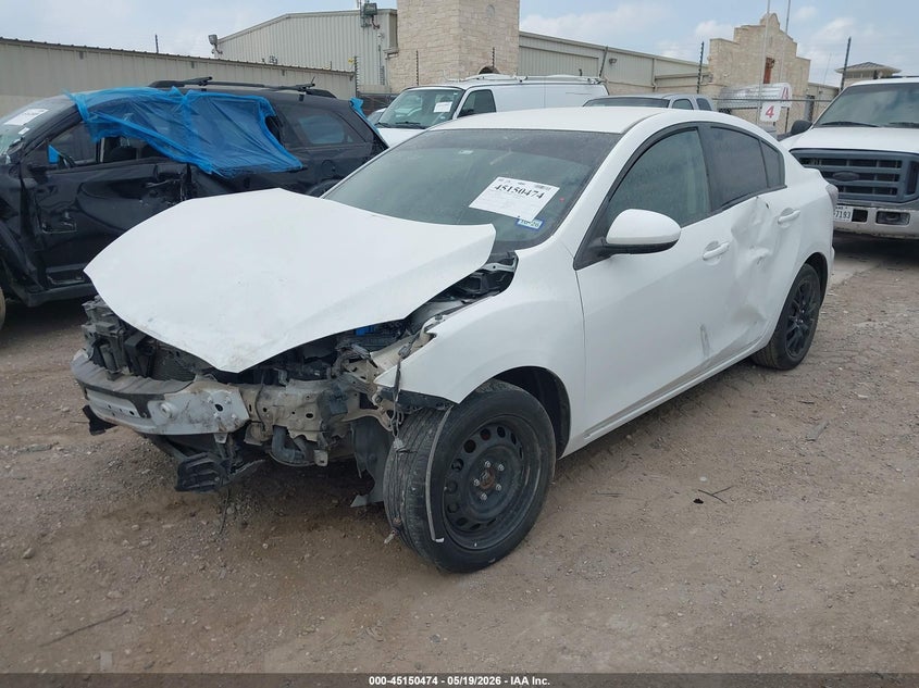 2013 Mazda 3 VIN JM1BL1U71D1783939 IAAI salvage auction — FRONT END, Salvage (Texas), sold $275 on 2026-07-06 (photo 2)