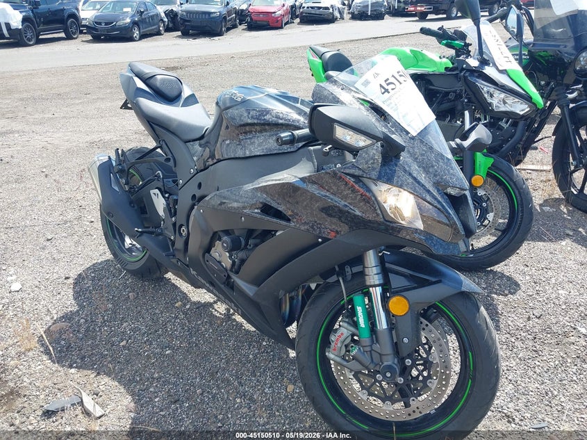 2016 Kawasaki Zx VIN JKAZXCR17GA000480 IAAI salvage auction — LEFT SIDE, Salvage (Utah), sold $4,700 on 2026-07-14 (photo 1)