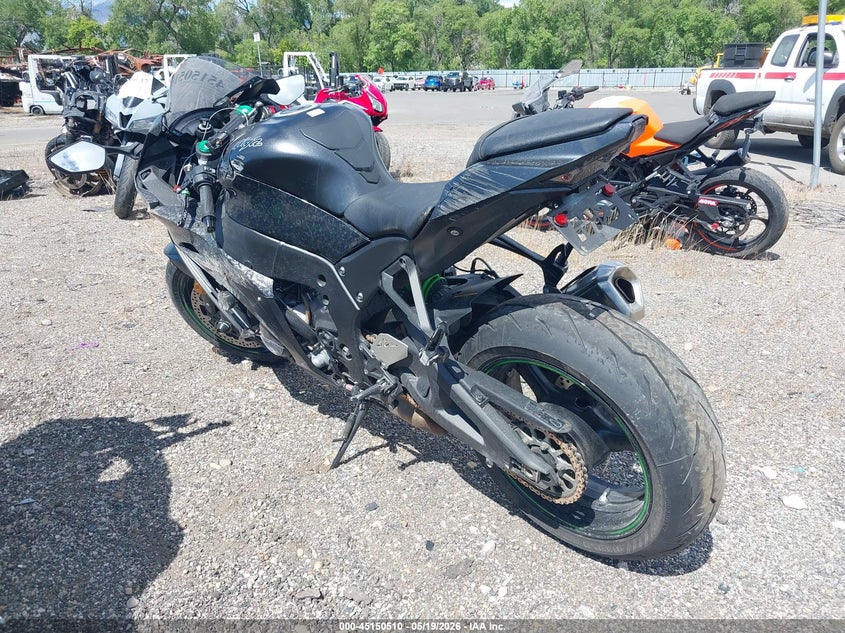 2016 Kawasaki Zx VIN JKAZXCR17GA000480 IAAI salvage auction — LEFT SIDE, Salvage (Utah), sold $4,700 on 2026-07-14 (photo 3)