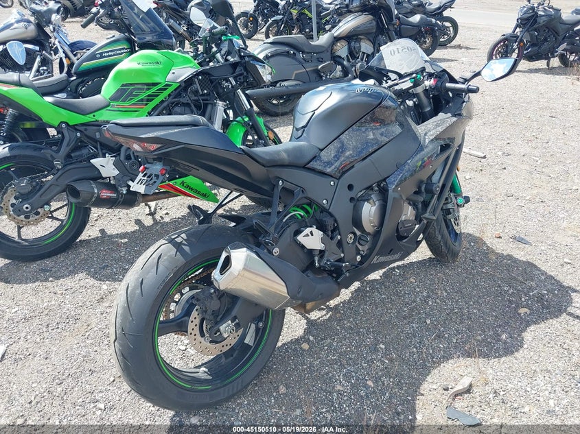 2016 Kawasaki Zx VIN JKAZXCR17GA000480 IAAI salvage auction — LEFT SIDE, Salvage (Utah), sold $4,700 on 2026-07-14 (photo 4)