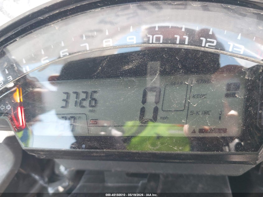 2016 Kawasaki Zx VIN JKAZXCR17GA000480 IAAI salvage auction — LEFT SIDE, Salvage (Utah), sold $4,700 on 2026-07-14 (photo 7)