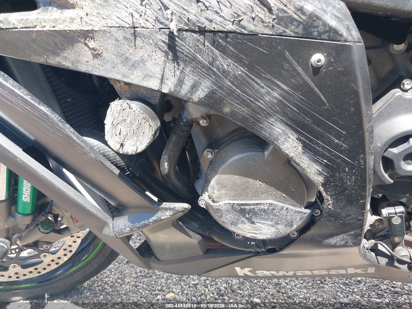 2016 Kawasaki Zx VIN JKAZXCR17GA000480 IAAI salvage auction — LEFT SIDE, Salvage (Utah), sold $4,700 on 2026-07-14 (photo 9)
