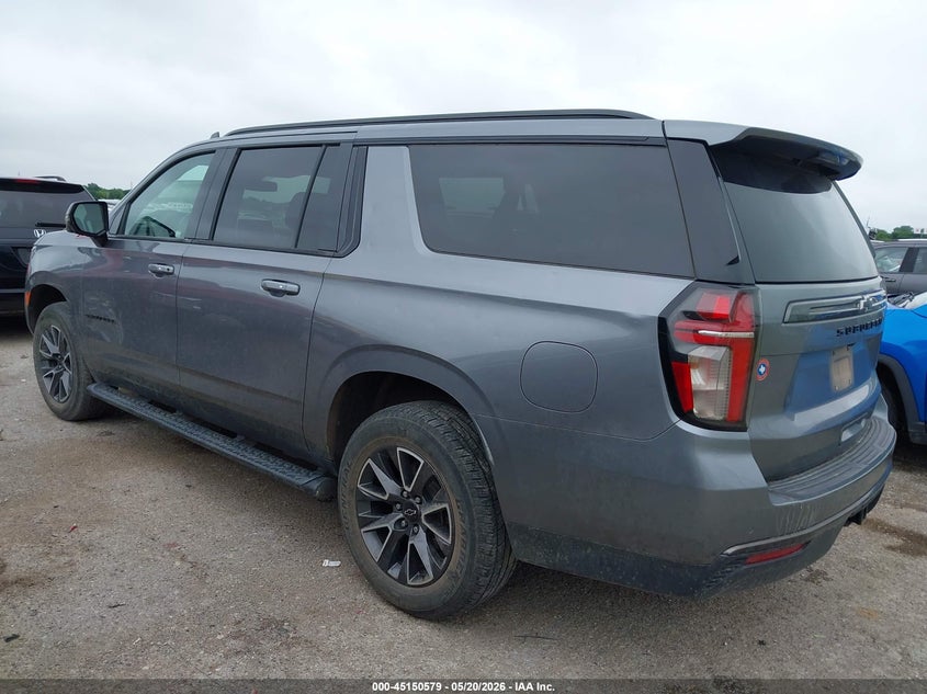 2021 Chevrolet Suburban VIN 1GNSKDKD5MR152147 IAAI salvage auction — HAIL, Original (Texas), sold $20,100 on 2026-07-28 (photo 3)