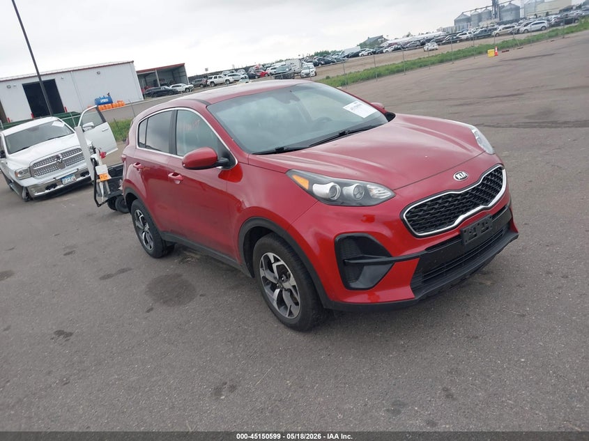 2022 Kia Sportage VIN KNDPM3AC6N7964226 IAAI salvage auction — HAIL, Salvage (Minnesota), sold $1,550 on 2026-07-29 (photo 1)