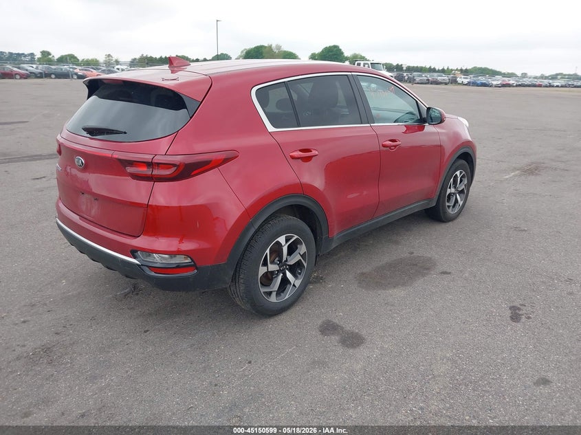 2022 Kia Sportage VIN KNDPM3AC6N7964226 IAAI salvage auction — HAIL, Salvage (Minnesota), sold $1,550 on 2026-07-29 (photo 4)