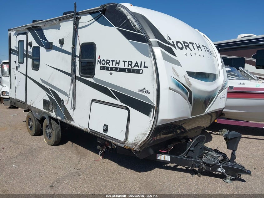 2023 Heartland 21rbss VIN 5SFNB2222PN524125 IAAI salvage auction — ROLLOVER, Salvage (Arizona), sold $700 on 2026-07-23 (photo 1)
