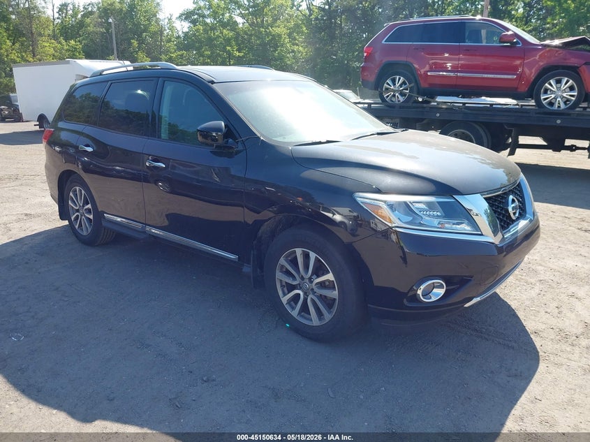 2014 Nissan Pathfinder VIN 5N1AR2MM2EC727032 IAAI salvage auction — NORMAL WEAR, Salvage (Texas), sold $650 on 2026-07-11 (photo 1)