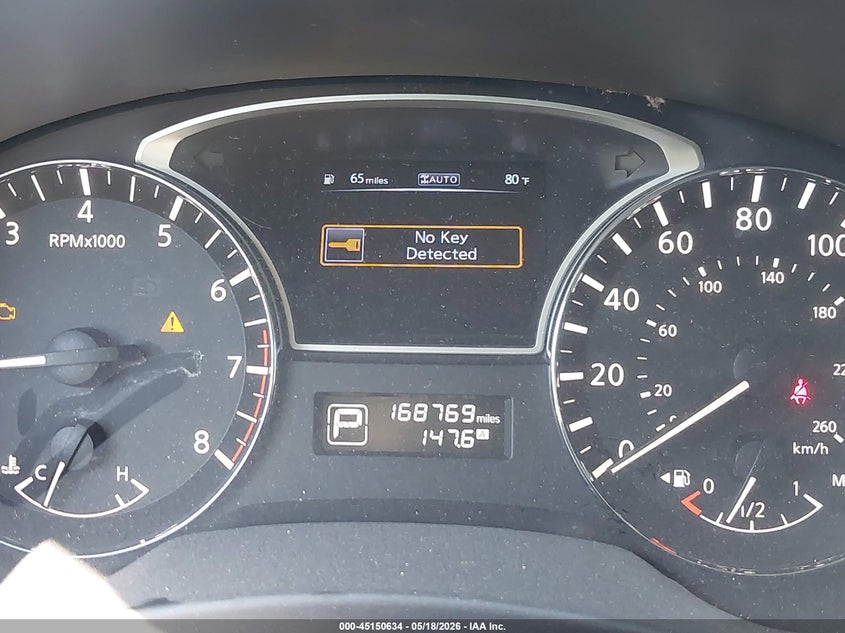 2014 Nissan Pathfinder VIN 5N1AR2MM2EC727032 IAAI salvage auction — NORMAL WEAR, Salvage (Texas), sold $650 on 2026-07-11 (photo 7)
