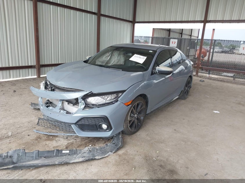 2019 Honda Civic VIN SHHFK7H9XKU200435 IAAI salvage auction — FRONT END, Salvage Title, sold $4,100 on 2026-08-02 (photo 2)