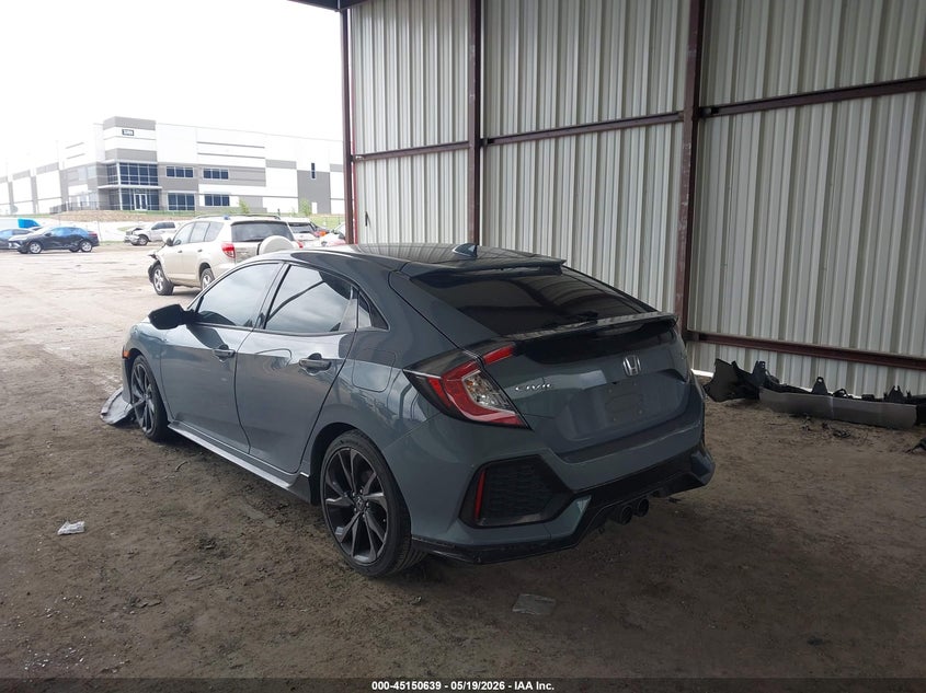 2019 Honda Civic VIN SHHFK7H9XKU200435 IAAI salvage auction — FRONT END, Salvage Title, sold $4,100 on 2026-08-02 (photo 3)