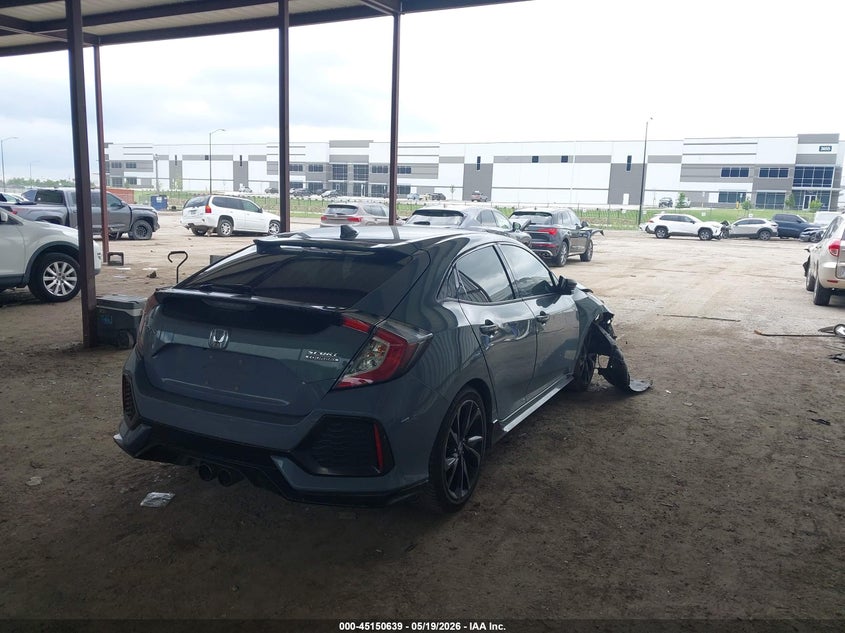 2019 Honda Civic VIN SHHFK7H9XKU200435 IAAI salvage auction — FRONT END, Salvage Title, sold $4,100 on 2026-08-02 (photo 4)