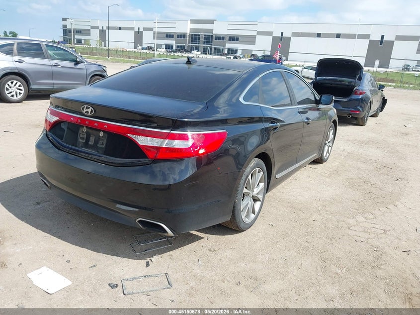 2015 Hyundai Azera VIN KMHFG4JG1FA453051 IAAI salvage auction — FRONT END, Original (Texas), sold $350 on 2026-07-14 (photo 4)