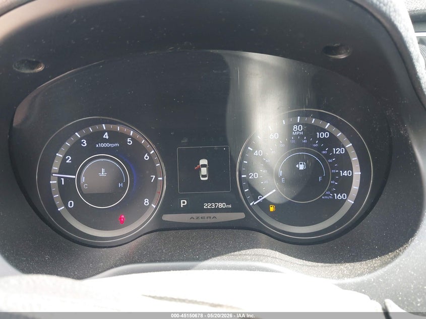 2015 Hyundai Azera VIN KMHFG4JG1FA453051 IAAI salvage auction — FRONT END, Original (Texas), sold $350 on 2026-07-14 (photo 7)