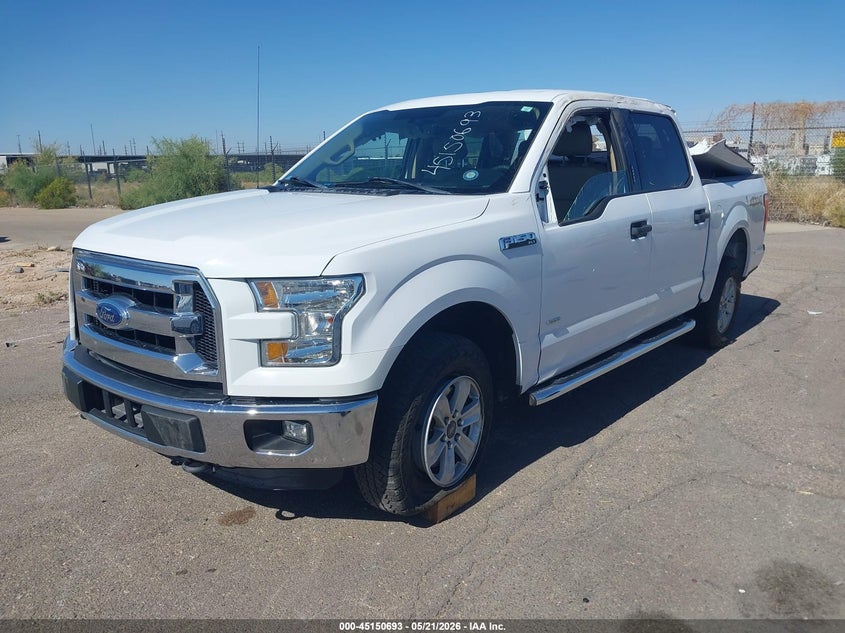 2015 Ford F-150 VIN 1FTEW1EG2FKD43647 IAAI salvage auction — ROLLOVER, Salvage (Arizona), sold $5,600 on 2026-07-09 (photo 2)