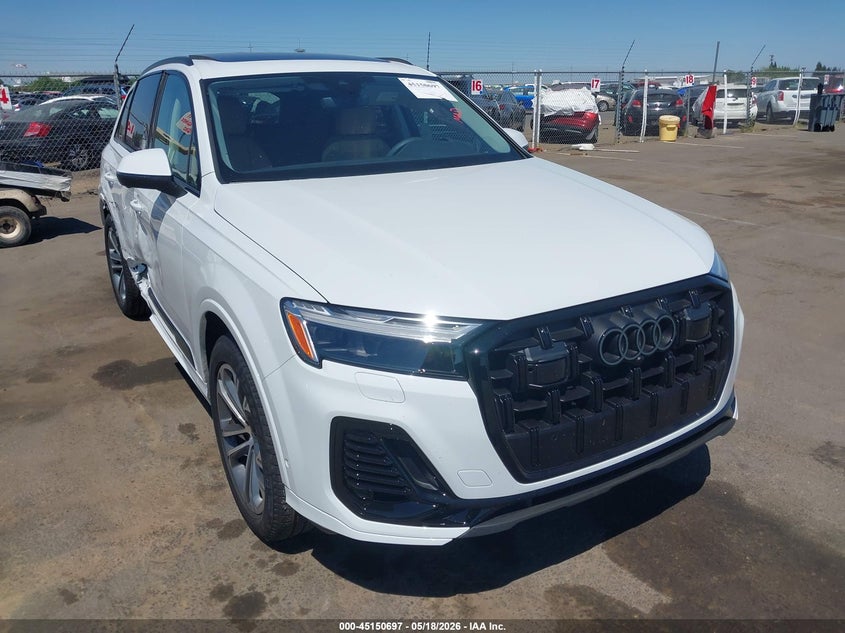 2026 Audi Q7 VIN WA1LCBF70TD006442 IAAI salvage auction — RIGHT SIDE, Salvage (California), sold $15,700 on 2026-07-29 (photo 1)