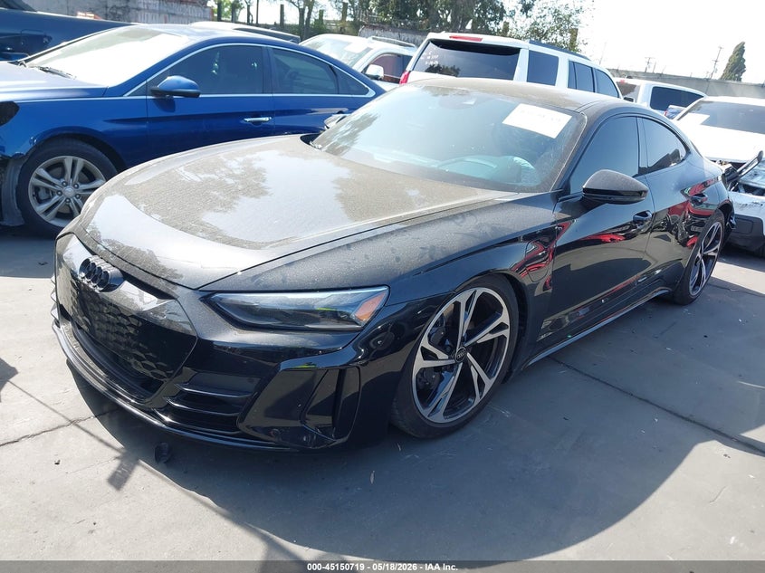 2024 Audi E-tron gt VIN WAUCJBFW9R7004194 IAAI salvage auction — LEFT REAR, Salvage Certificate (California), sold $26,500 on 2026-07-22 (photo 2)