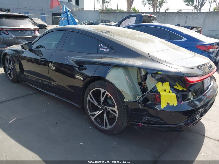 2024 Audi E-tron gt VIN WAUCJBFW9R7004194 IAAI salvage auction — LEFT REAR, Salvage Certificate (California), sold $26,500 on 2026-07-22 (photo 3)