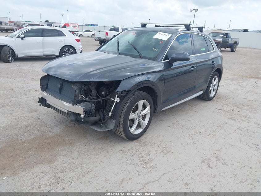 2020 Audi Q5 VIN WA1BNAFY8L2017130 IAAI salvage auction — FRONT END, Original (Texas), sold $8,700 on 2026-07-10 (photo 2)