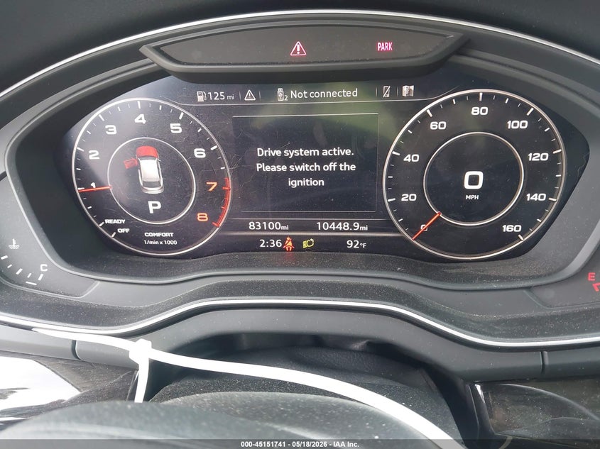2020 Audi Q5 VIN WA1BNAFY8L2017130 IAAI salvage auction — FRONT END, Original (Texas), sold $8,700 on 2026-07-10 (photo 7)