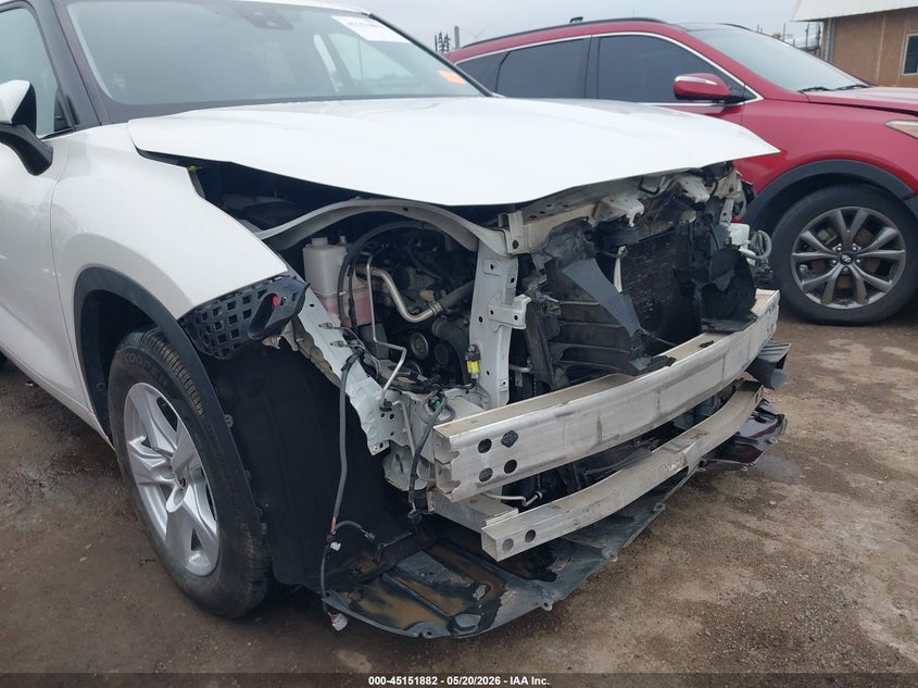 2021 Toyota Highlander VIN 5TDCZRAH6MS528320 IAAI salvage auction — FRONT END, Clear (Oklahoma), sold $12,200 on 2026-07-29 (photo 6)